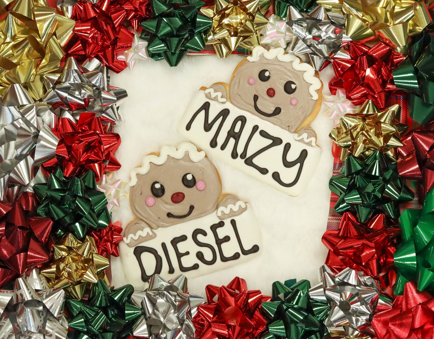 Gingerbread Personalize Cookie