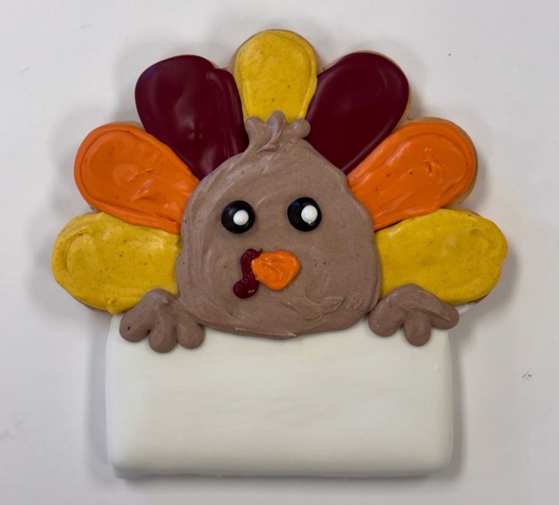 Turkey Cookie - Personalized