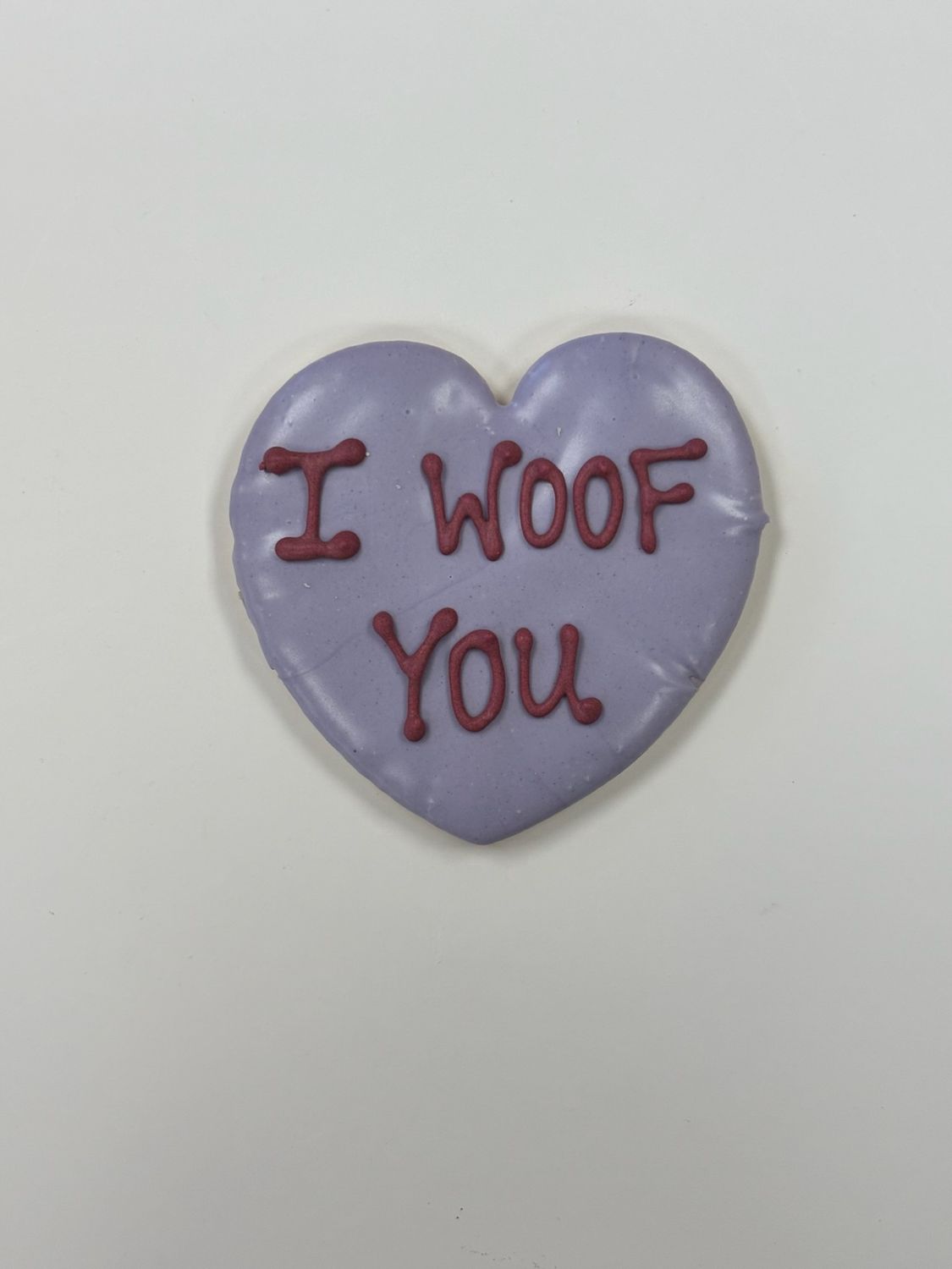 Conversation Heart Cookie