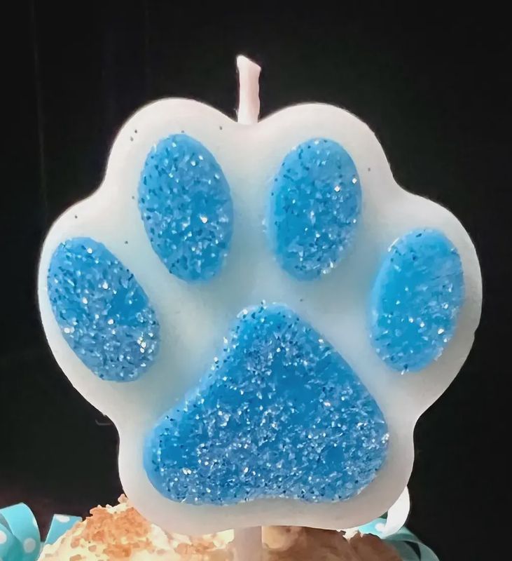 Dog Paw Candle