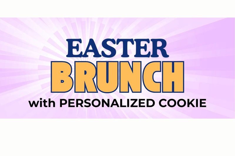 Easter Brunch - w/ Personalized Bunny Cookie