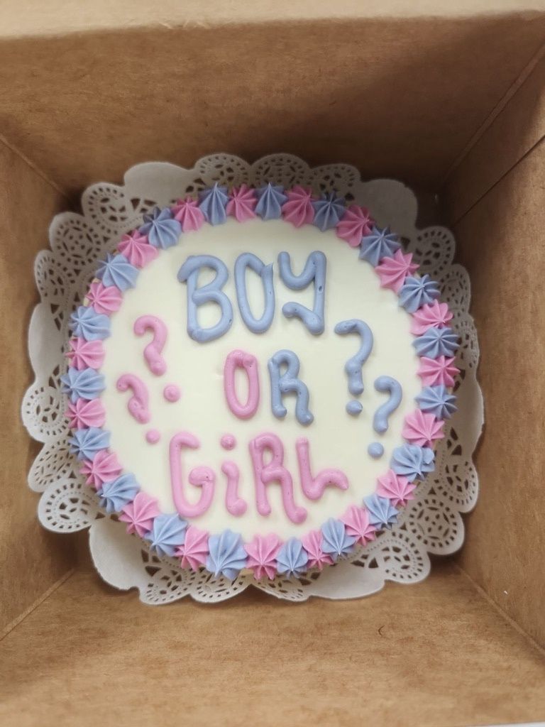 Gender Reveal Cake
