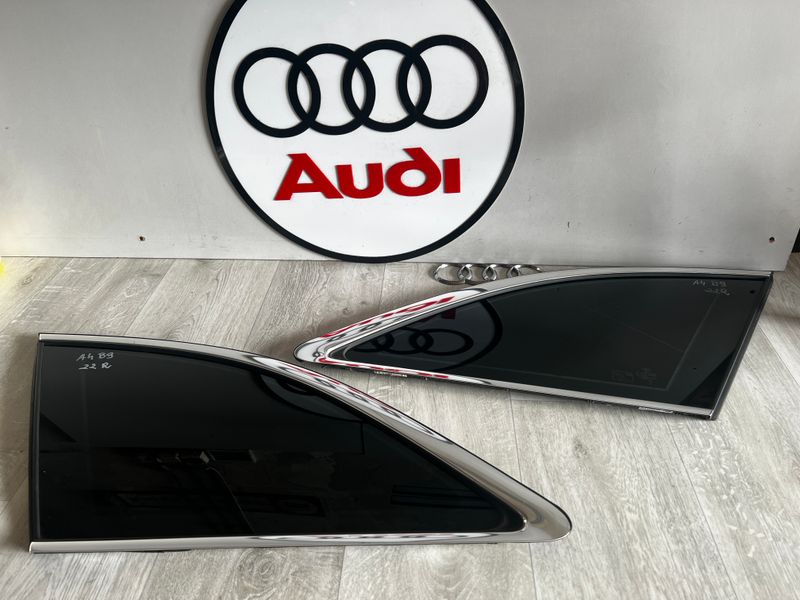 SZYBA KAROSERYJNA LEWA AUDI A4 B9 KOMBI 8W9845297 T 8W9845298 BC JAK NOWA ORYGINAŁ 2022 R