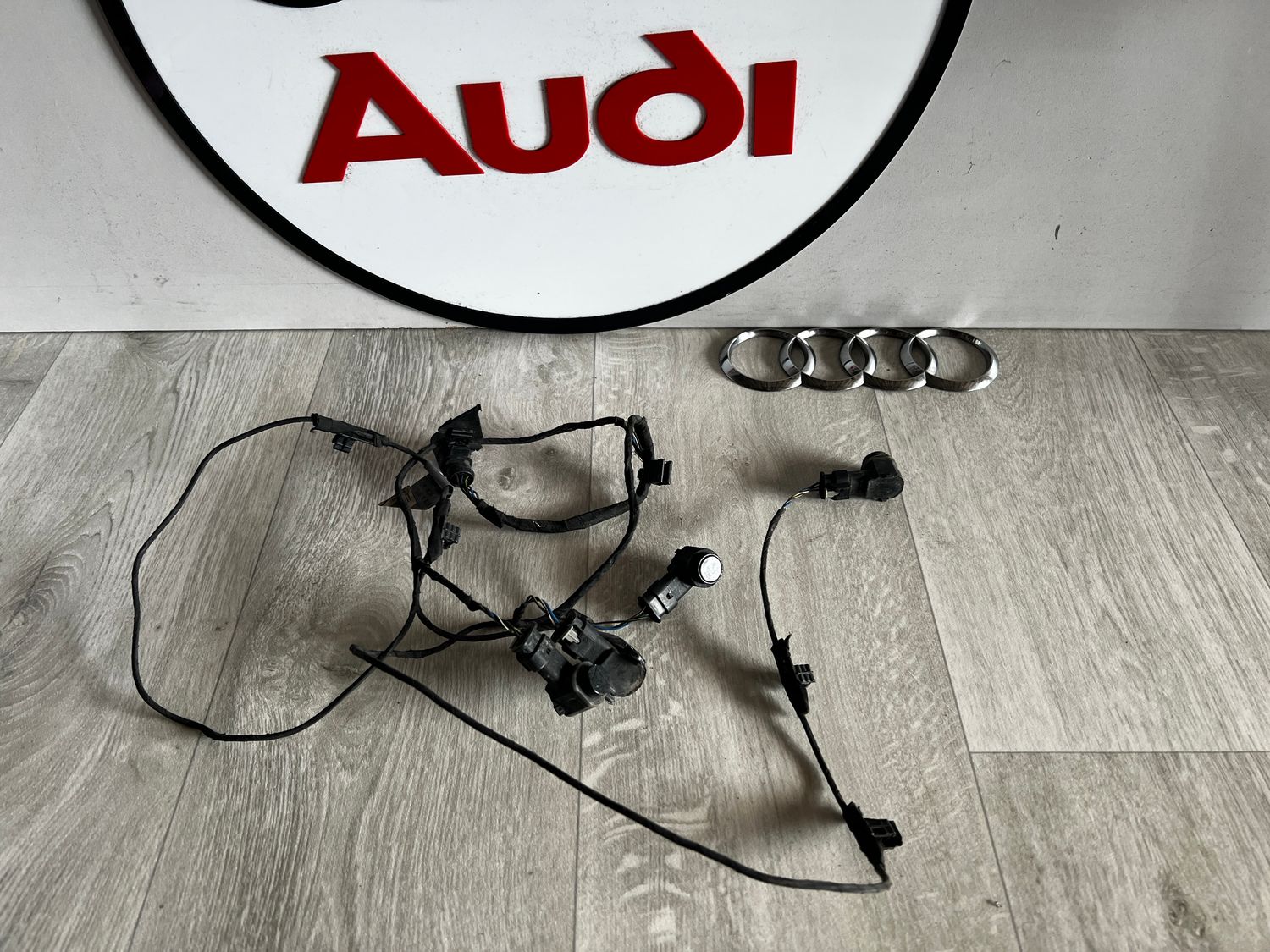 WIĄZKA POD 4X CZUJNIKÓW PDC ZDERZAKA PRZÓD AUDI A5 8T LIFT 8K0971095D