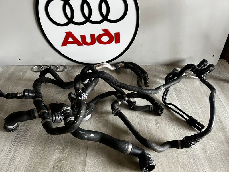 KOMPLET WĘŻY WODY AUDI A5 8W A4 B9 WĄŻ WODY POMPKA WODY 2.0 TDI 8W0122055CA 8W0121030R 8W0145924P 8W0145919AH 8W0122445C 8W0145670G 8W0121400B 05L122157AS 05L965567A