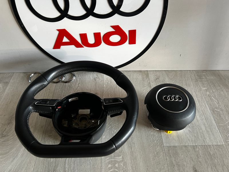 A4 B8 LIFT KIEROWNICA SKÓRA SKÓRZANA ŁOPATKI ŚCIĘTA SLINE 8K0419091CP 8R0880201Q  PODUSZKA AIRBAG KIEROWCY POWIETRZA LIFT 8R0880201Q