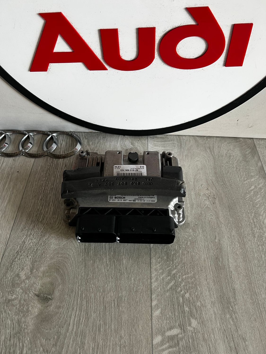 KOMPUTER ECU AUDI 03L906018JN 0281019007 PLUG&amp;PLAY