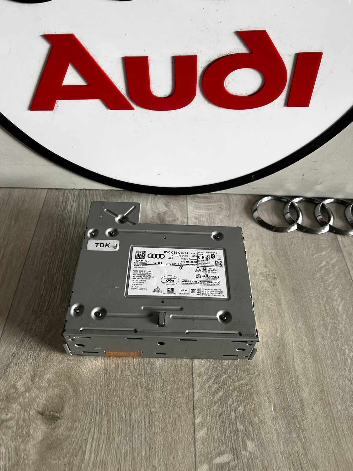 Audi S3 8Y Moduł Sterownik Multimedia ECU Bluetooth 8Y0035042C