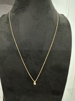 Collar en Oro de 18K con Diamante