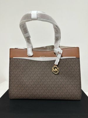 Bolso Michael Kors Jet Set Large Pocket Tote Bag Brown