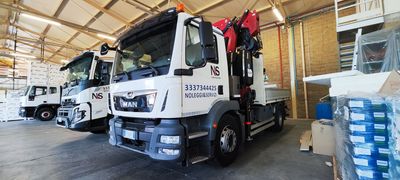 MAN TGM 18.290 4X2 BB CON GRU EFFER 255 5S + JIB 3S