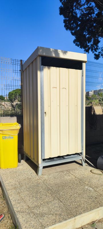 Cabina Bagno Se-04.V Vaso+Lavabo 110X110X250H