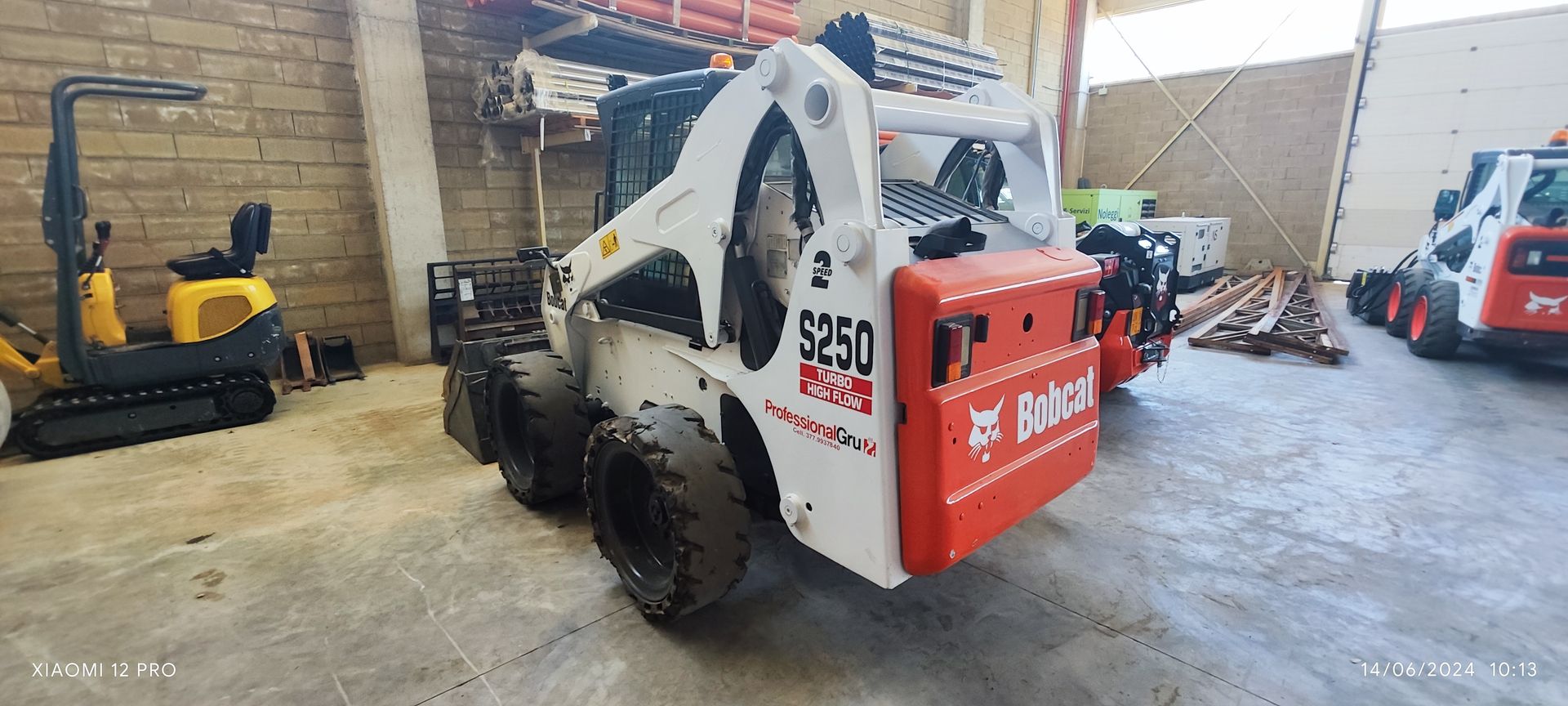 Minipala Gommata Bobcat S250
