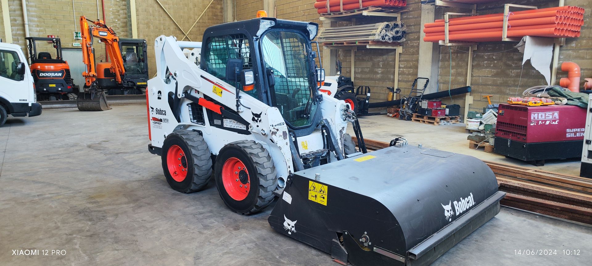 Minipala Gommata Bobcat S570