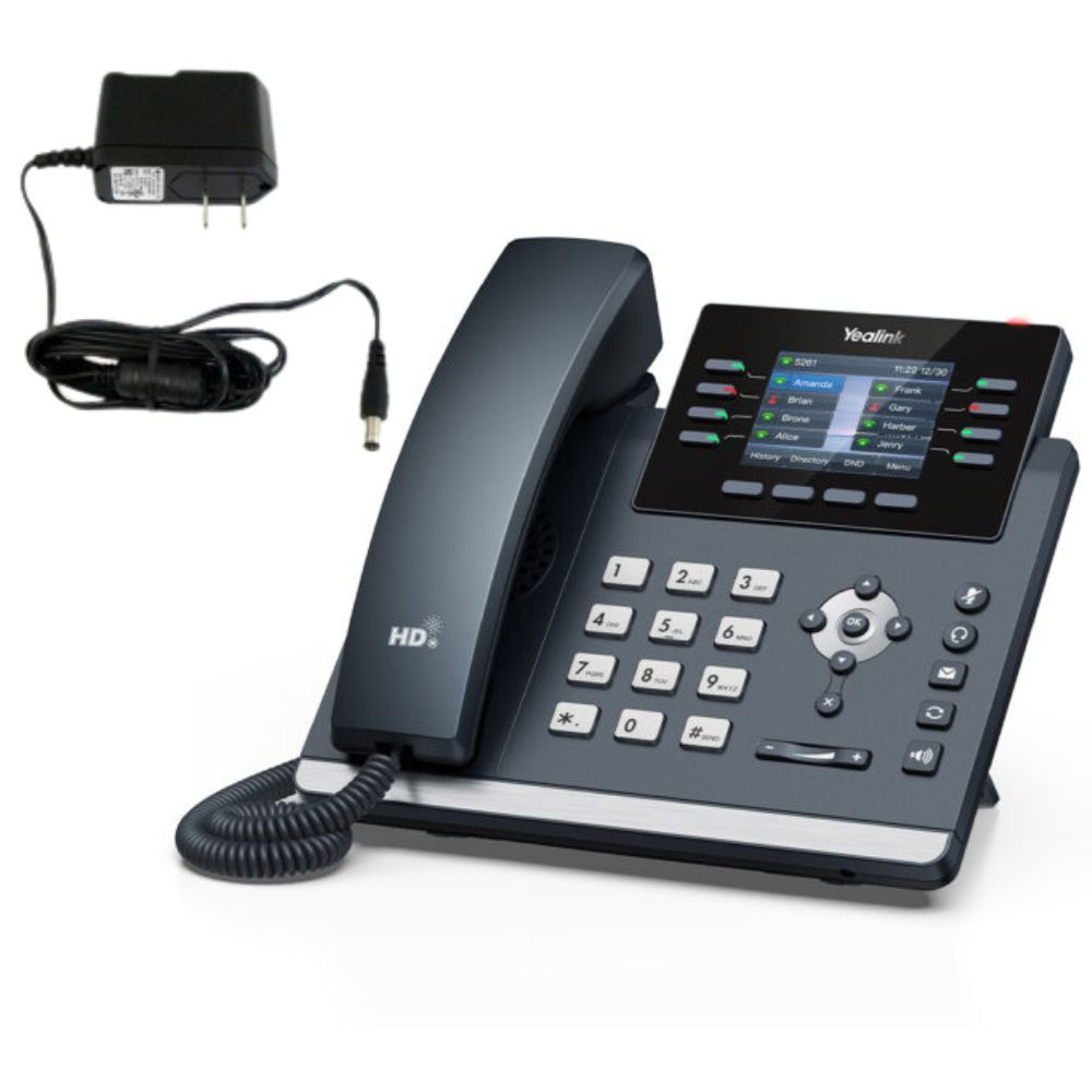 Yealink SIP-T44U With Power Supply