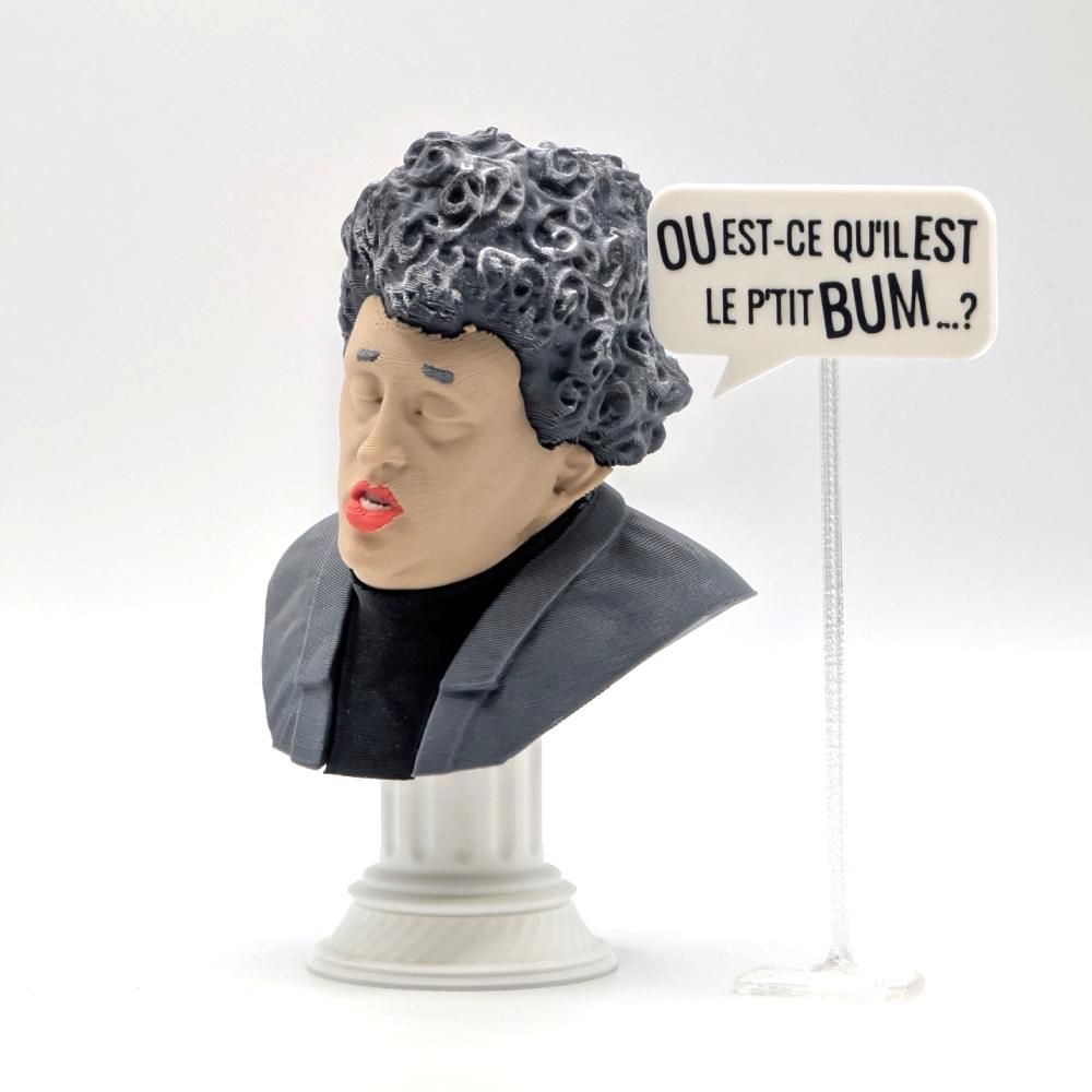 Buste &quot;Où est-ce qu&#39;il est le p&#39;tit bum...?&quot;
