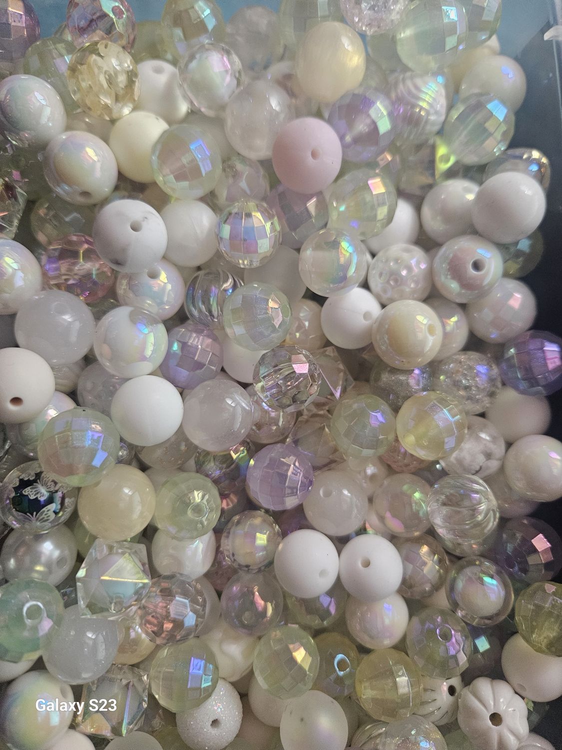 White Bead Bags