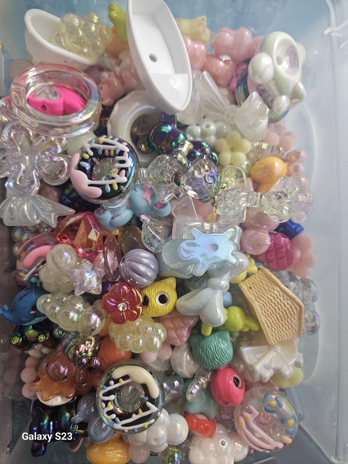 Mixed Acrylic Bead Bag