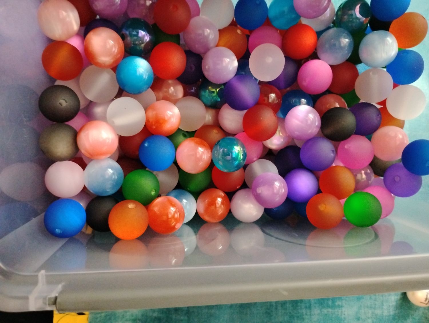Mixed 20 MM Beads Bags 6 pc
