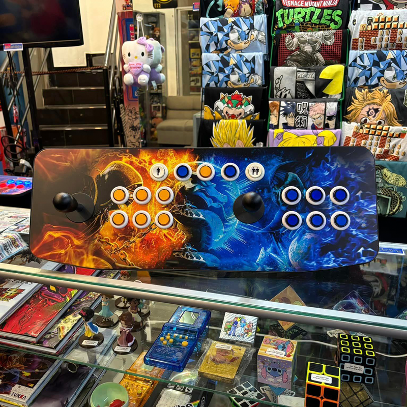 Tablero Mortal Kombat Scorpion vs Sub Zero Alambrico