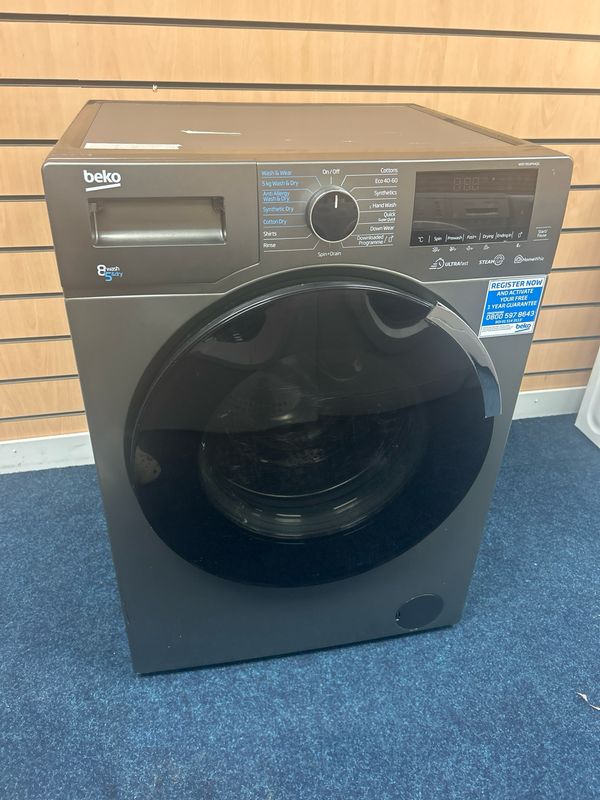 Beko WDEY854P44QG 8KG/5KG Washer Dryer Grey