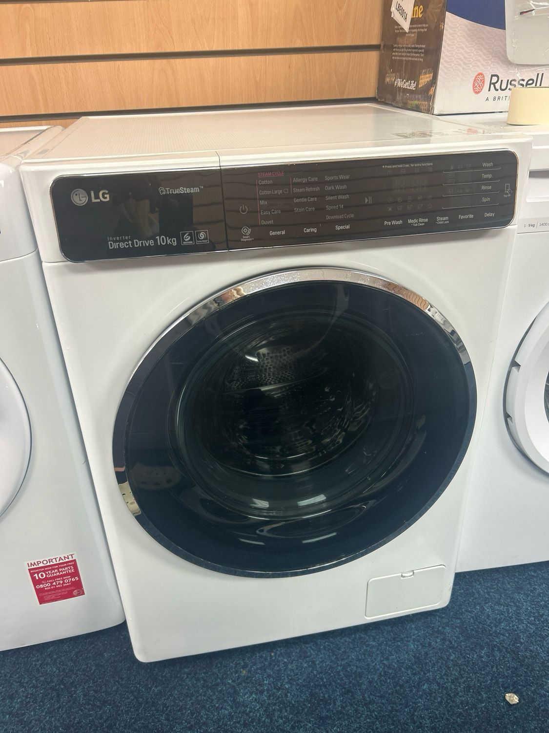 LG F14U1JBS2 10KG 1400rpm Washing Machine White