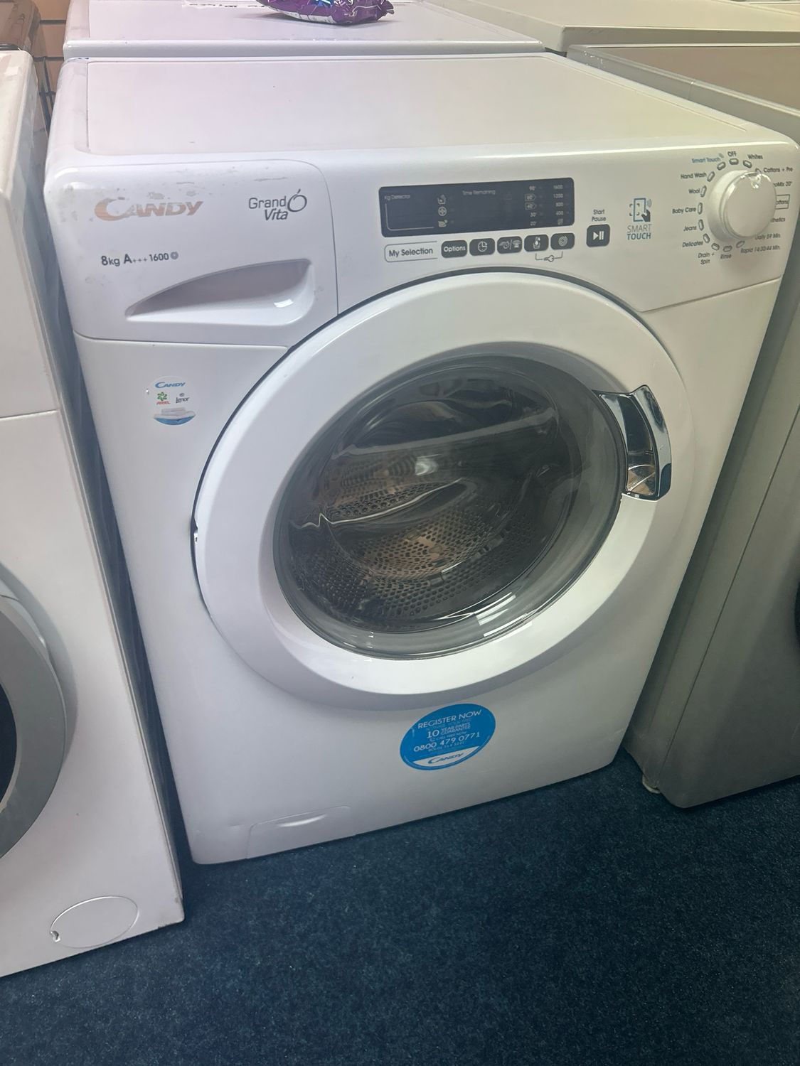 Candy GVS168D31 8KG 1600rpm Washing Machine White