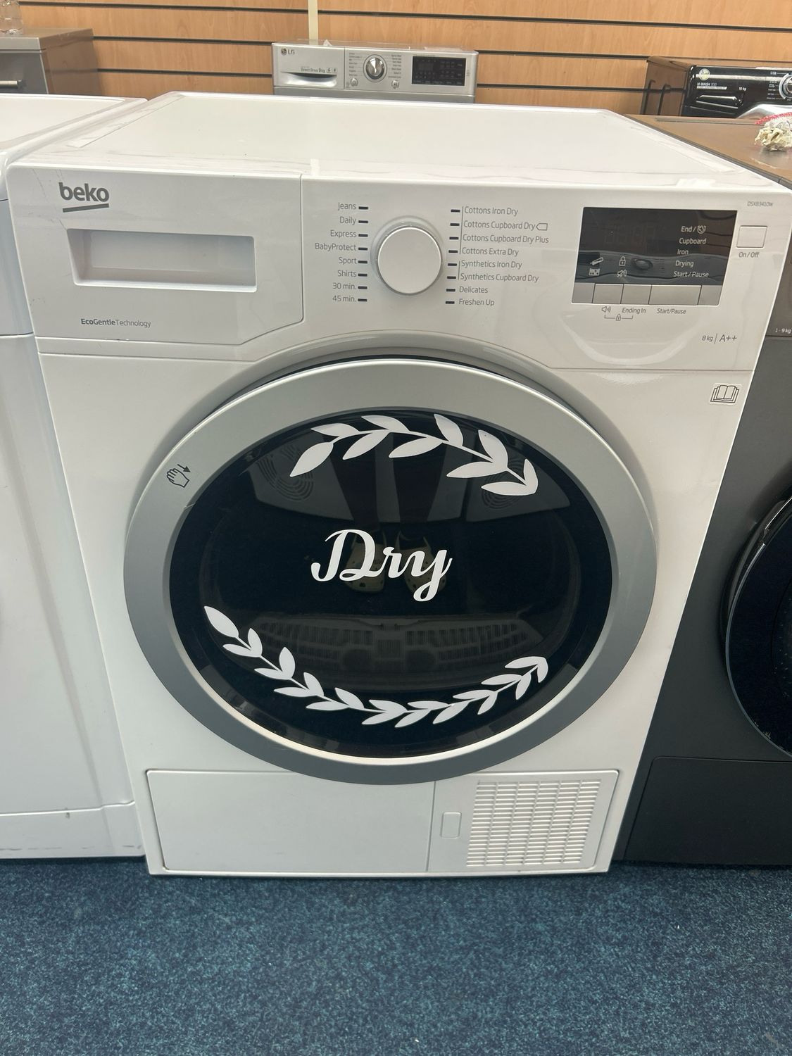 Beko DSX83410W 8KG Condenser Tumble Dryer White