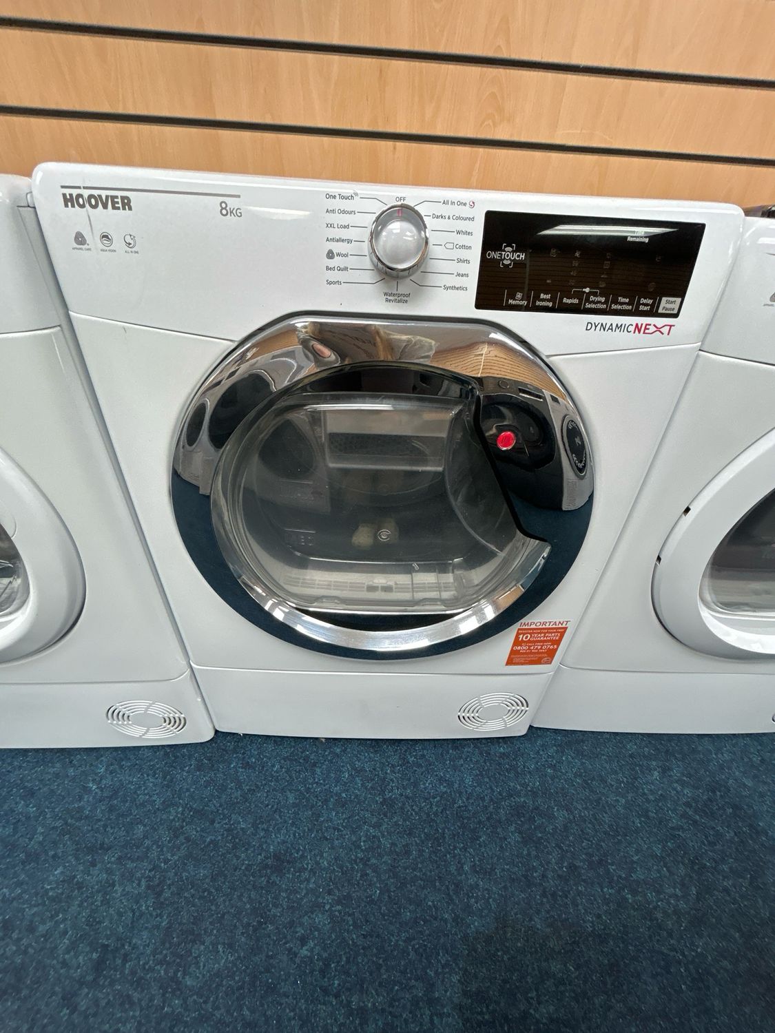 Hoover DXC8TCE 8KG Condenser Tumble Dryer White
