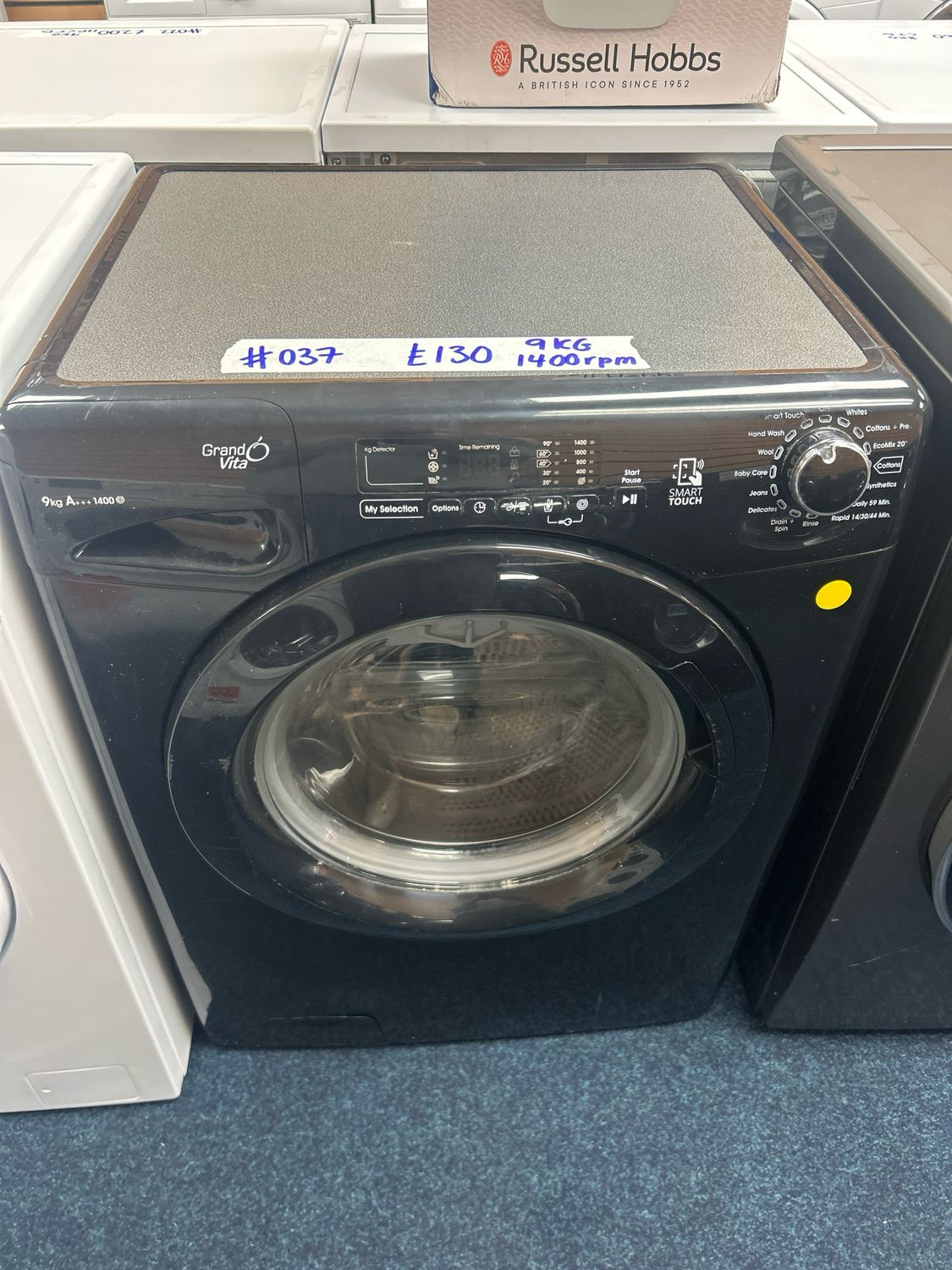 Candy 9KG 1400rpm Washing Machine Black
