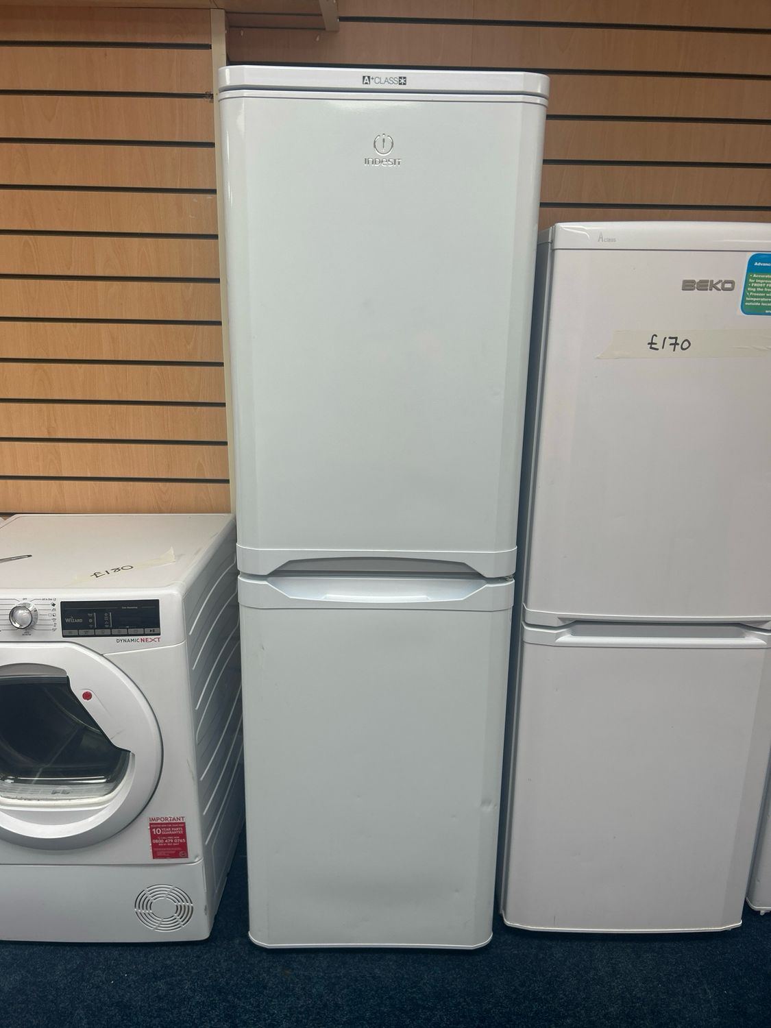 Indesit CAA55 Fridge Freezer White H174cm W55cm