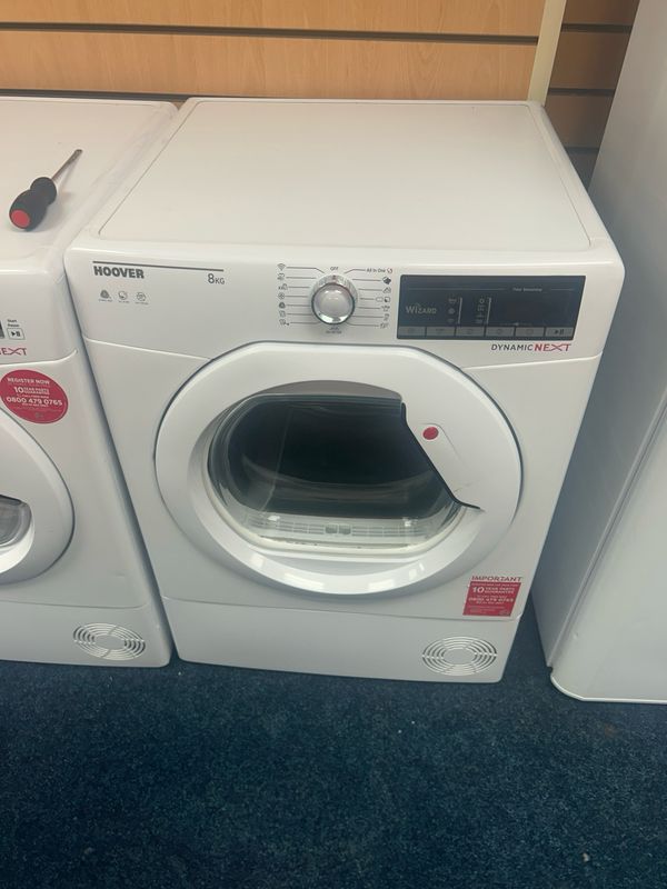 Hoover DXOC8TG-80 8KG Condenser Tumble Dryer White