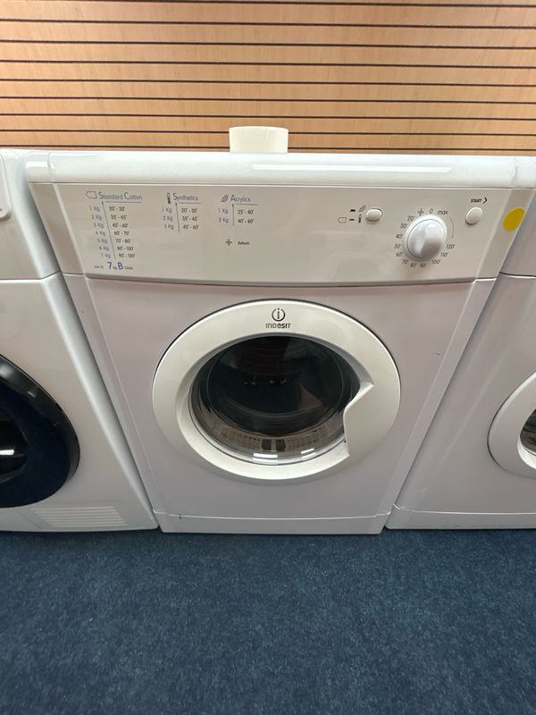 Indesit IDV75 7KG Vented Tumble Dryer White