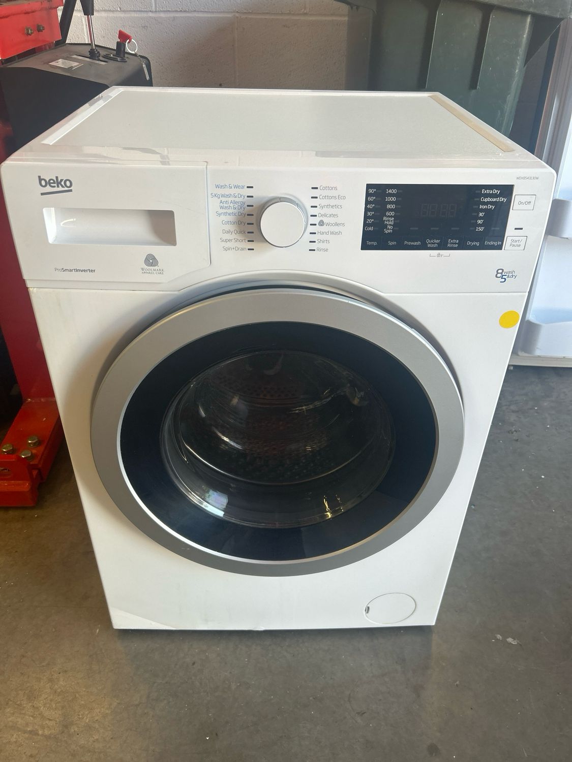 Beko WDX8543130W 8KG/5KG Washer Dryer White