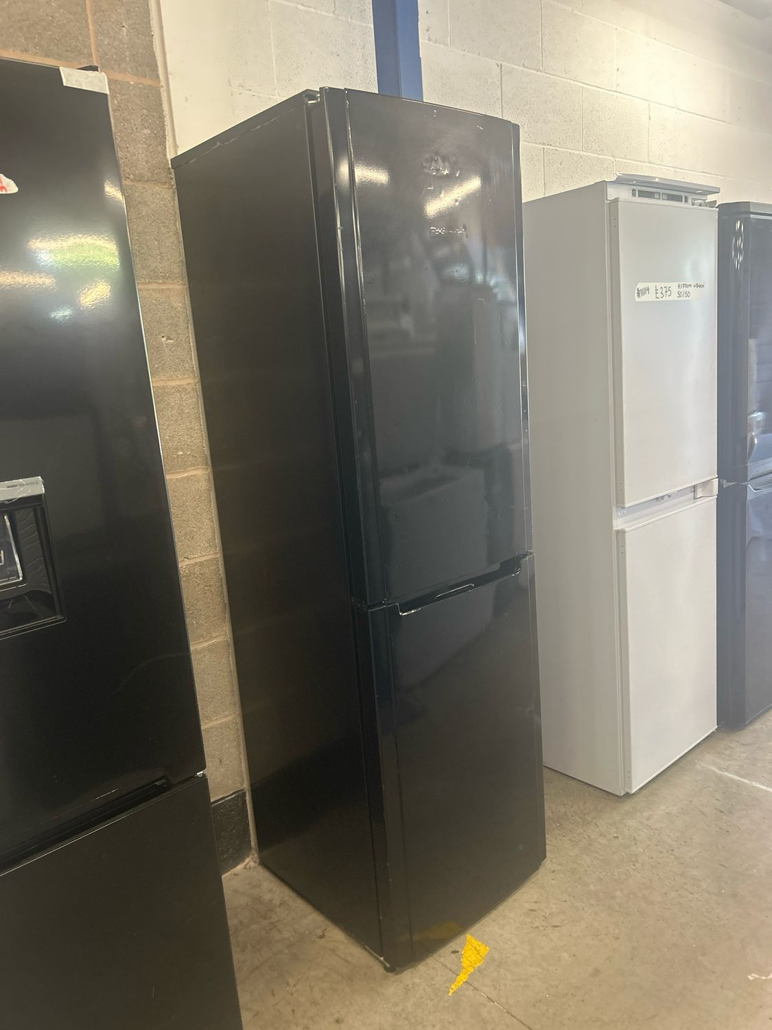 Hotpoint Tall Fridge Freezer Black H185cm W55cm D60cm