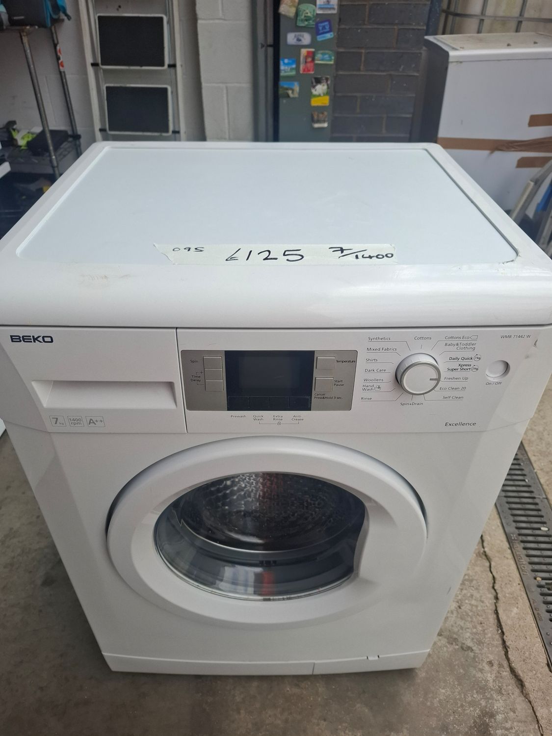 Beko WMB71442W 7KG 1400rpm Washing Machine White