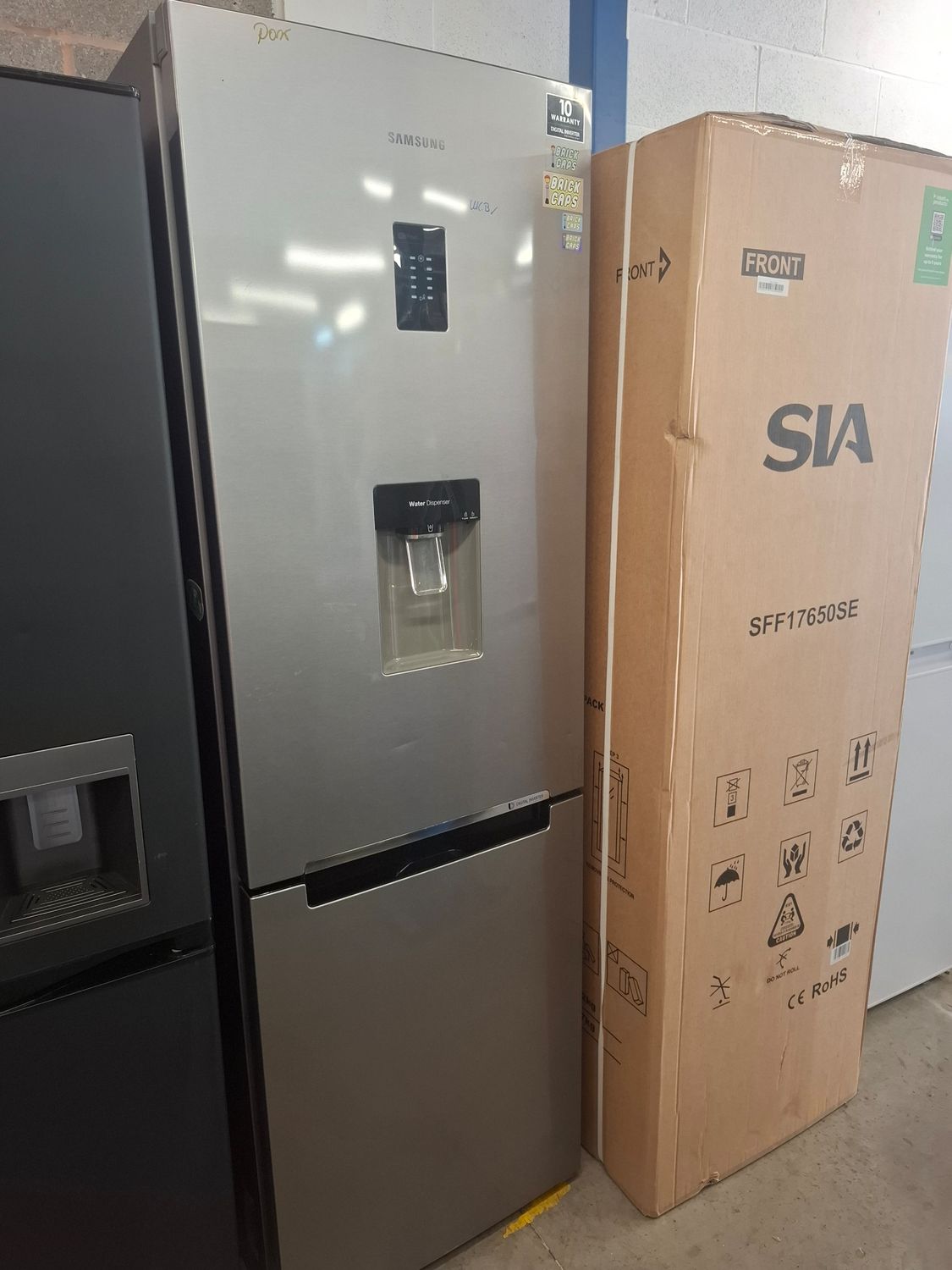 Samsung RB31 Fridge Freezer Silver H185cm W60cm