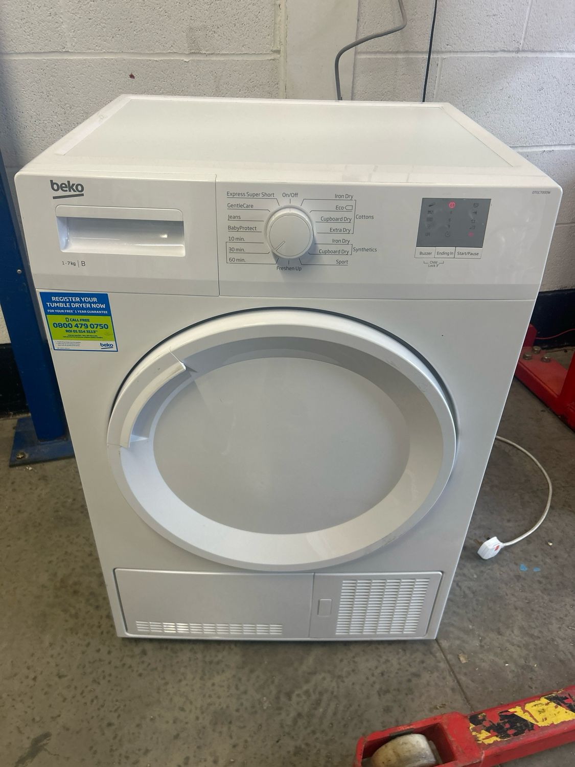 Beko DTG700W 7KG Condenser Tumble Dryer White
