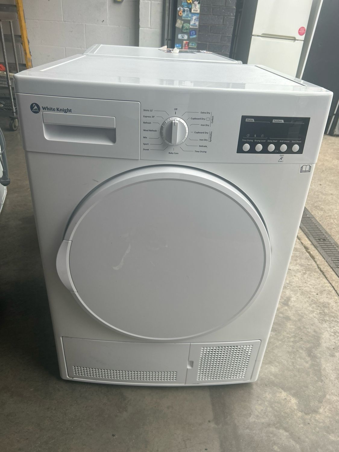 White Knight 8KG Condenser Tumble Dryer White