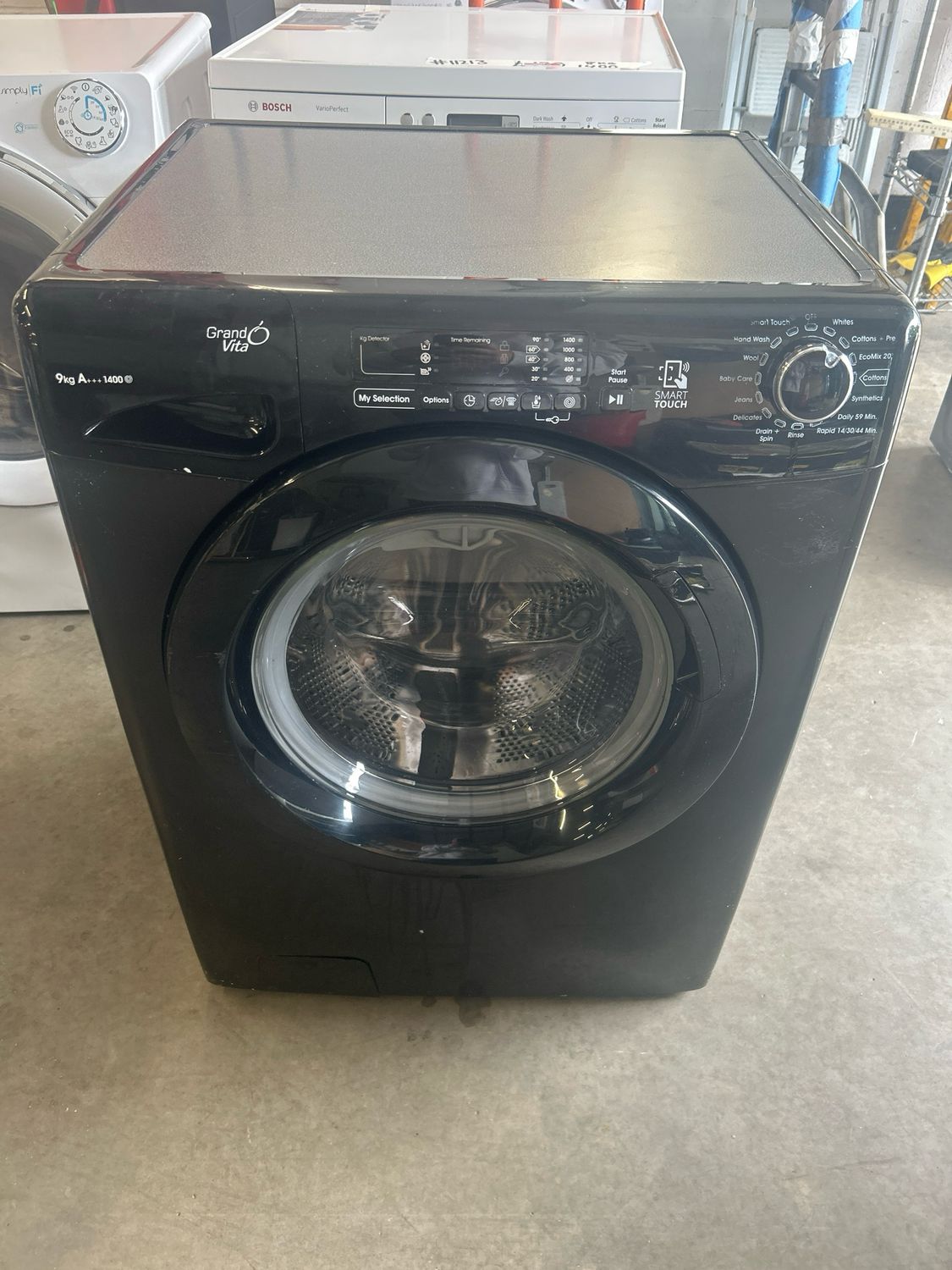 Candy 9KG 1400rpm Washing Machine Black