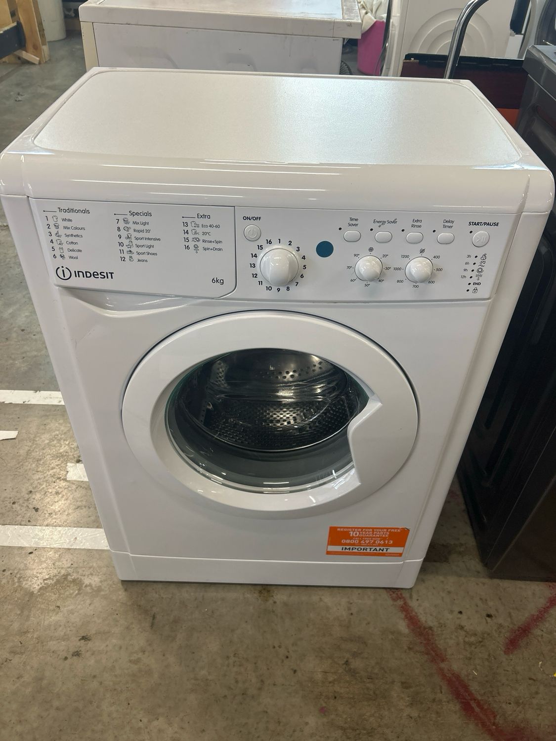 Indesit IWSC61251WUK 6KG 1200rpm Washing Machine White