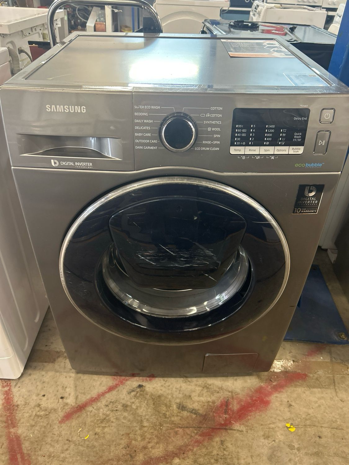 Samsung WW80 8KG 1400rpm Washing Machine Graphite Grey
