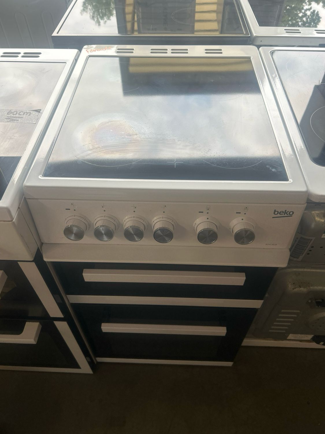 Beko KDVC56A 50cm Electric Cooker White