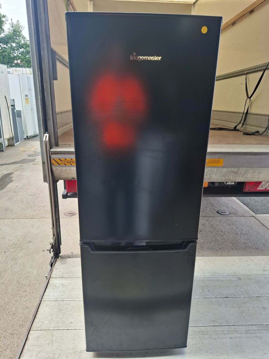 Fridgemaster mc50165b Fridge Freezer black H144cm W50