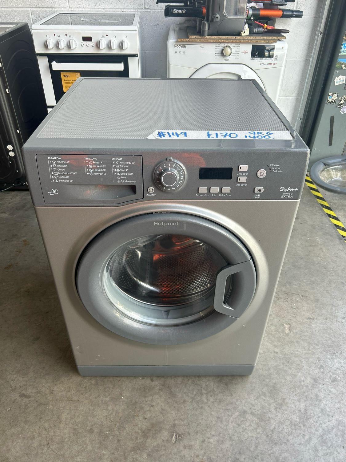Hotpoint NSWR945C 9KG 1400rpm Washing Machine Grey