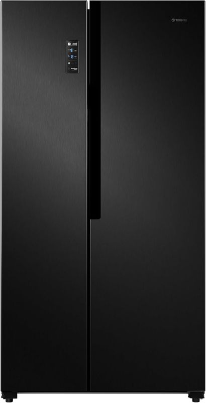 #Teknix THSBS1791PBIX American Side by Side Door Fridge Freezer Black Brand New H179cm W91cm D69cm