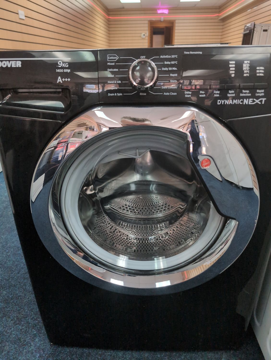 Hoover DXCC49B3 9kg 1400rpm washing machine black 