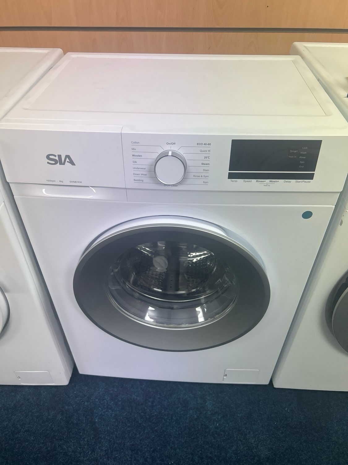 SIA SWM61KW 6KG 1000rpm Washing Machine White