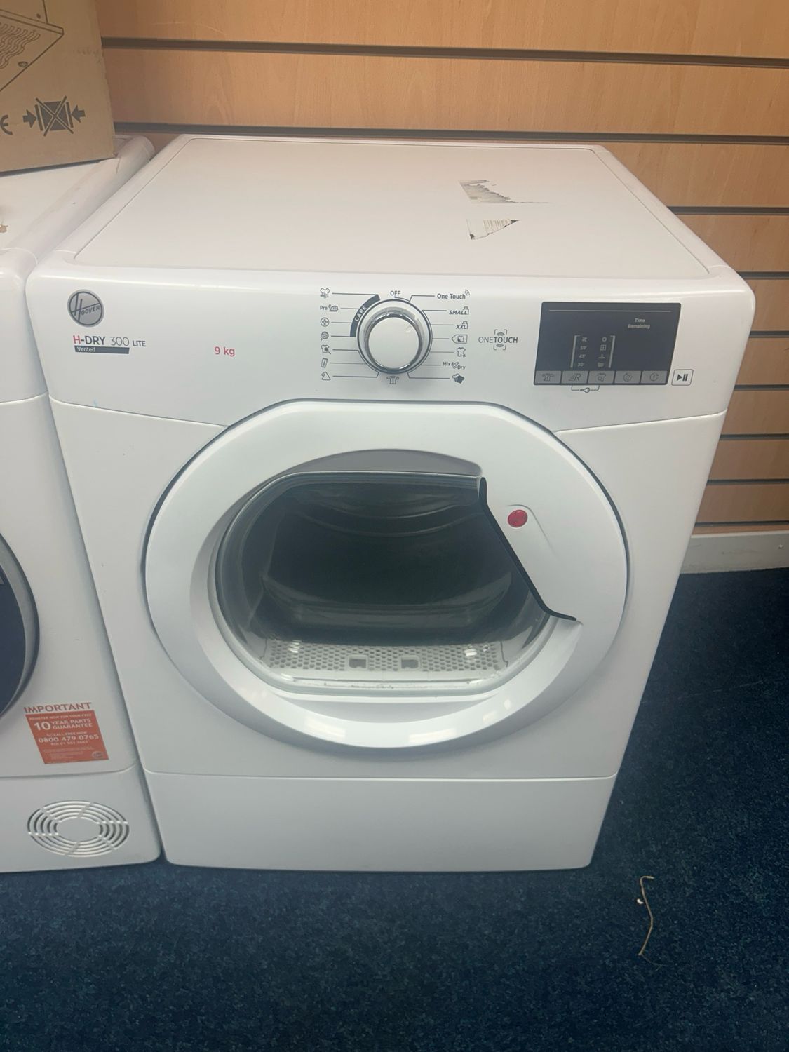 Hoover 9KG Vented Tumble Dryer White