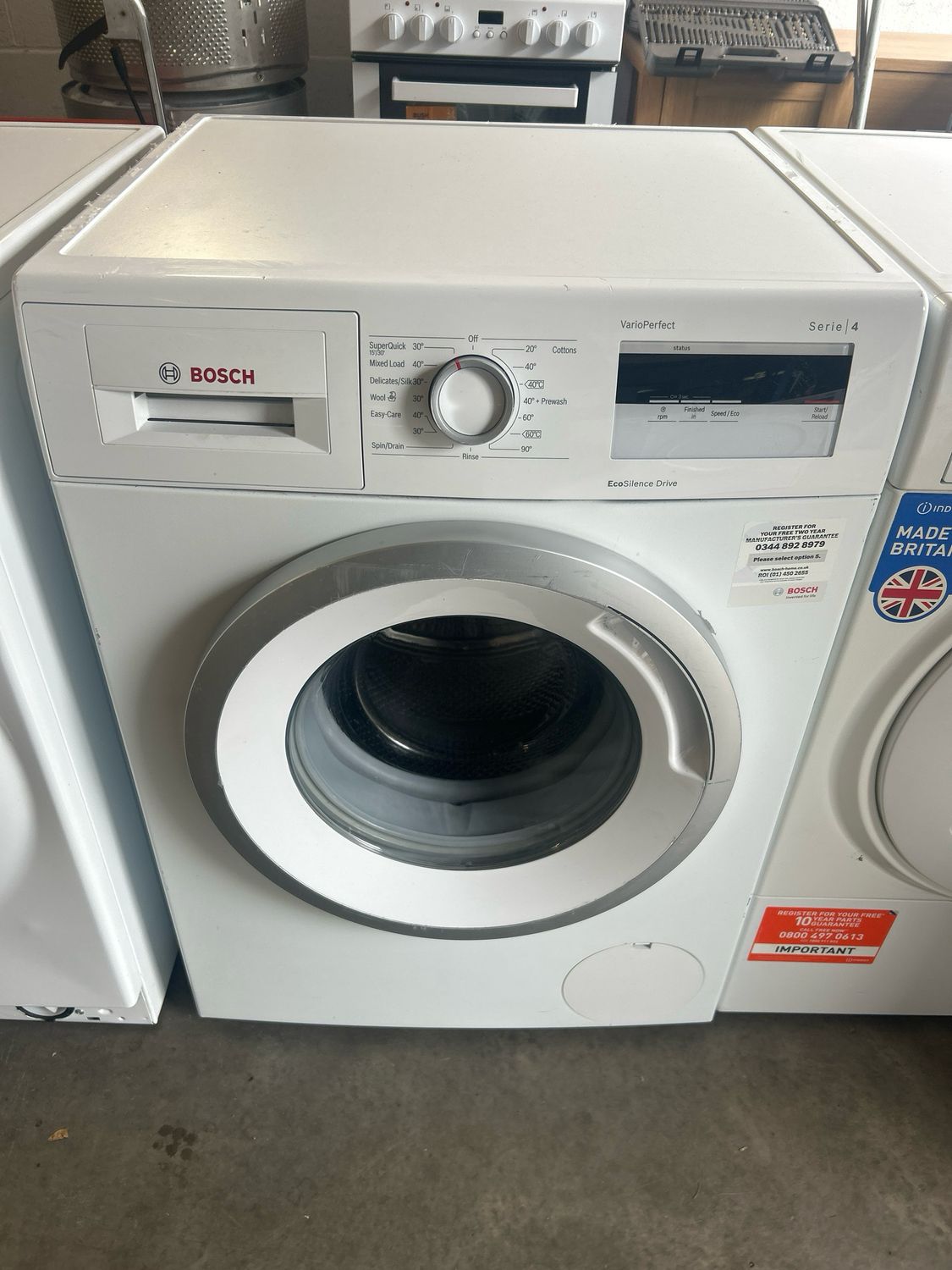 Bosch WAN24100GB 8KG 1400rpm Washing Machine White